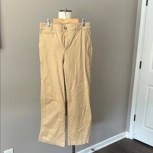 LOFT Tan Wide Leg Pants Versatile Elegance